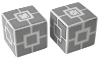 Jonathan Adler Nixon Salt & Pepper Shakers - Grey Jonathan Adler Nixon Salt & Pepper Shakers - Grey