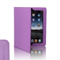 SAVEICON® Purple PU Folio Leather Case Cover with Built-in Stand for Apple iPad 1 1st Generation SAVEICON® Purple PU Folio Leather Case Cover with Built-in Stand for Apple iPad 1 1st Generation