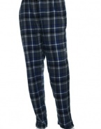 Perry Ellis Flannel Plaids (Large) Blue, Gray and White Pajama Pants