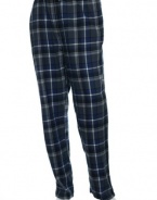 Perry Ellis Flannel Plaids (Large) Blue, Gray and White Pajama Pants