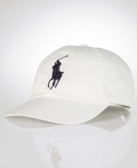 Ralph Lauren's official limited edition US Open baseball cap is crafted from durable cotton chino twill with an iconic embroidered pony.