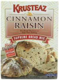 Krusteaz Cinnamon Raisin Supreme Bread Mix, 1 lb 5 oz, (Pack of 4) Krusteaz Cinnamon Raisin Supreme Bread Mix, 1 lb 5 oz, (Pack of 4)