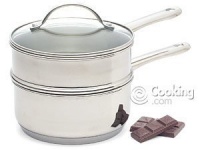 Double Boiler 2 Quart Polished Stainless Steel Double Boiler 2 Quart Polished Stainless Steel