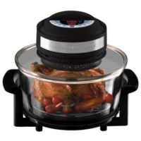 The Sharper Image Black Infrared, Carbon Heat and Convection Technology Super Wave Digital Oven