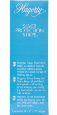 Hagerty 70000 Set of 8 2-by-7-Inch Silver Protection Strips for Silver Storage, Blue Hagerty 70000 Set of 8 2-by-7-Inch Silver Protection Strips for Silver Storage, Blue