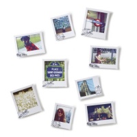 Umbra Postal Wall-Mount Picture Frames, Set of 9 Umbra Postal Wall-Mount Picture Frames, Set of 9