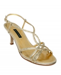 It's your time to shine in the Caparros Obrian Evening Sandals with their glittering finish, beaded decor and dainty straps. It's your time to shine in the Caparros Obrian Evening Sandals with their glittering finish, beaded decor and dainty straps.