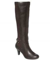 A refined boot like Karen Scott's Hanna will make any of your fall looks look that much more stylish. They come complete with elastic gore on the side for easy entry. A refined boot like Karen Scott's Hanna will make any of your fall looks look that much more stylish. They come complete with elastic gore on the side for easy entry.