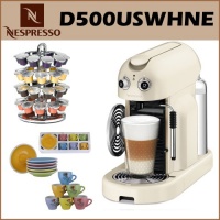 Nespresso D500USWHNE Maestria D500 Crema Espresso Machine + Nifty Nespresso Coffee Carousel + Accessory Kit Nespresso D500USWHNE Maestria D500 Crema Espresso Machine + Nifty Nespresso Coffee Carousel + Accessory Kit