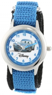 Disney Kids' W000096 Cars Stainless Steel Time Teacher Watch Disney Kids' W000096 Cars Stainless Steel Time Teacher Watch