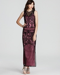 Whether you chose to take your look in the colorful direction or shift into neutral, this Juicy Couture dress makes a statement with an intricate lace overlay and interchangeable lining tanks. Whether you chose to take your look in the colorful direction or shift into neutral, this Juicy Couture dress makes a statement with an intricate lace overlay and interchangeable lining tanks.