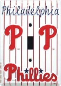Philadelphia Phillies Light Switch Cover (single) Philadelphia Phillies Light Switch Cover (single)