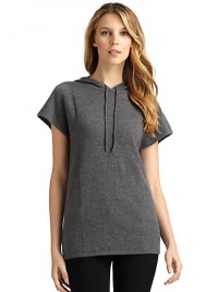 THE LOOKLuxe 2-ply cashmere from expertly maintained inner Mongolian cashmere goatsFeatures long, fine, smooth fibers top-dyed for maximum color saturationHood with drawstring tie closureShort dolman sleeves Tonal panel detailTHE FITAbout 27 from shoulder to hemTHE MATERIALCashmereCARE & ORIGINDry cleanImportedModel shown is 5'10 (177cm) wearing US size Small. THE LOOKLuxe 2-ply cashmere from expertly maintained inner Mongolian cashmere goatsFeatures long, fine, smooth fibers top-dyed for maximum color saturationHood with drawstring tie closureShort dolman sleeves Tonal panel detailTHE FITAbout 27 from shoulder to hemTHE MATERIALCashmereCARE & ORIGINDry cleanImportedModel shown is 5'10 (177cm) wearing US size Small.