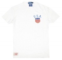 Polo Ralph Lauren Men USA Olympic Team London 2012 Logo T-shirt (M, Off white) Polo Ralph Lauren Men USA Olympic Team London 2012 Logo T-shirt (M, Off white)