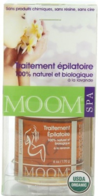 Moom Organic Hair Removal Kit With Lavender, 6-Ounce Package Moom Organic Hair Removal Kit With Lavender, 6-Ounce Package