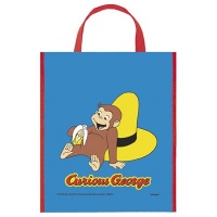 Curious George Party Tote Bag 11 Inch x 13 Inch Curious George Party Tote Bag 11 Inch x 13 Inch