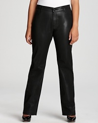 With luxe texture and subtle shine, these coated Jame Jeans Plus straight-legs infuse your denim rotation with real modern edge. With luxe texture and subtle shine, these coated Jame Jeans Plus straight-legs infuse your denim rotation with real modern edge.