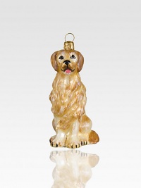 A celebration of Poland's time-honored glassmaking tradition, this charming sculpture in glass is lovingly crafted by skilled artisans. Hand-painted glass Each ornament takes 7-10 days to complete Arrives in gift box ideal for giving or storing 2W X 3½H X 2D Handmade in Poland A celebration of Poland's time-honored glassmaking tradition, this charming sculpture in glass is lovingly crafted by skilled artisans. Hand-painted glass Each ornament takes 7-10 days to complete Arrives in gift box ideal for giving or storing 2W X 3½H X 2D Handmade in Poland