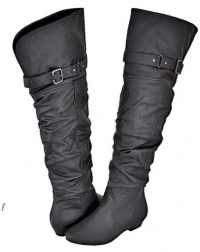 Blossom Firenze-9 Black Women Over The Knee Boots Blossom Firenze-9 Black Women Over The Knee Boots