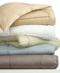 Completely envelop yourself in warmth with the Sealy Crown Jewel Best Fit® comforter. Oversized for complete coverage, this comforter is made of luxurious 300-thread count cotton sateen and features smooth Maxiloft® down alternative fibers that provide ultimate warmth and comfort. Available in white and several colors. Completely envelop yourself in warmth with the Sealy Crown Jewel Best Fit® comforter. Oversized for complete coverage, this comforter is made of luxurious 300-thread count cotton sateen and features smooth Maxiloft® down alternative fibers that provide ultimate warmth and comfort. Available in white and several colors.