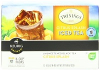 Twinings Iced Tea K-Cups, Citrus Splash, 12 Count 0.15 Oz. Twinings Iced Tea K-Cups, Citrus Splash, 12 Count 0.15 Oz.