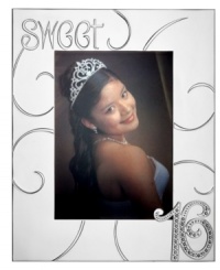 You're only 16 once! Remember how sweet it was with this Best Wishes picture frame, featuring polished silver plate with engraved and sparkling rhinestone detail. A great birthday gift, from Lenox. You're only 16 once! Remember how sweet it was with this Best Wishes picture frame, featuring polished silver plate with engraved and sparkling rhinestone detail. A great birthday gift, from Lenox.