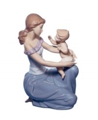 Perfect for moms, the One For You, One For Me figurine from Lladro commemorates baby's first lesson in the art of sharing in premium glazed porcelain. Perfect for moms, the One For You, One For Me figurine from Lladro commemorates baby's first lesson in the art of sharing in premium glazed porcelain.