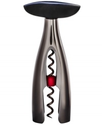 Turn it out. Simply twist its handle clockwise and Le Creuset's Activ-Ball corkscrew will remove and, thanks to a clever double-helix design, eject the cork entirely. Its flex control system adjusts to fit any bottle, flanged or not. Model TM300L. Turn it out. Simply twist its handle clockwise and Le Creuset's Activ-Ball corkscrew will remove and, thanks to a clever double-helix design, eject the cork entirely. Its flex control system adjusts to fit any bottle, flanged or not. Model TM300L.