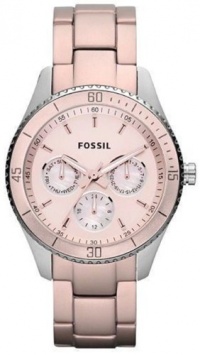 Fossil Stella Aluminum and Stainless Steel Watch Blush Fossil Stella Aluminum and Stainless Steel Watch Blush