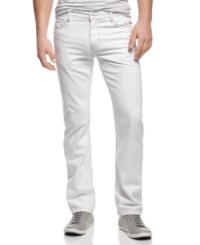 White out. These jeans from INC International Concepts shed light on your darker denim look. White out. These jeans from INC International Concepts shed light on your darker denim look.