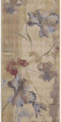 Nourison Zanibar Beige Watercolor 2.0-Feet by 2.9-Feet Polyacrylic Area Rug Nourison Zanibar Beige Watercolor 2.0-Feet by 2.9-Feet Polyacrylic Area Rug