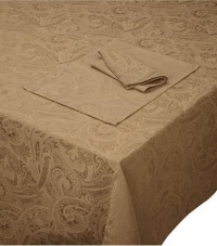 Lauren Ralph Lauren Table Linens, Suite Paisley 60 x 144 Tablecloth Camel Lauren Ralph Lauren Table Linens, Suite Paisley 60 x 144 Tablecloth Camel