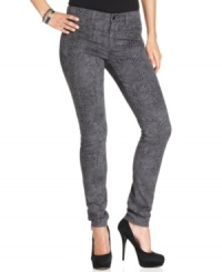 Go wild in Calvin Klein Jeans' surprisingly versatile python-print petite jeggings. Wear them with a tee and flats for daytime, or mix them with heels and a blazer for night! Go wild in Calvin Klein Jeans' surprisingly versatile python-print petite jeggings. Wear them with a tee and flats for daytime, or mix them with heels and a blazer for night!