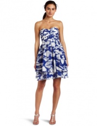 Jessica Simpson Women's Strapless Printed Dress Jessica Simpson Women's Strapless Printed Dress