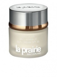 La Prairie Cellular Anti-Wrinkle Sun Cream SPF 30 Unisex Sunscreen, 1.7 Ounce La Prairie Cellular Anti-Wrinkle Sun Cream SPF 30 Unisex Sunscreen, 1.7 Ounce