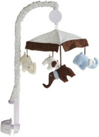 Carter's Blue Elephant Musical Mobile, Blue/Choc Carter's Blue Elephant Musical Mobile, Blue/Choc