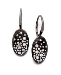 Star quality. Dazzling crystals illuminate Eliot Danori's dramatic Star Struck drop earrings. Whether you wear them for day or evening, you'll be sure to look stunning! Crafted in anthracite tone mixed metal with a secure leverback closure. Approximate drop: 7/8 inch. Star quality. Dazzling crystals illuminate Eliot Danori's dramatic Star Struck drop earrings. Whether you wear them for day or evening, you'll be sure to look stunning! Crafted in anthracite tone mixed metal with a secure leverback closure. Approximate drop: 7/8 inch.