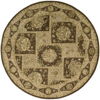Nourison 3000 Brown Traditional Persian 7'6 x 9'6 Rug (3107) Nourison 3000 Brown Traditional Persian 7'6 x 9'6 Rug (3107)