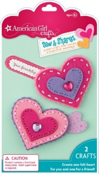 American Girl Crafts Sew and Shares, Hearts American Girl Crafts Sew and Shares, Hearts