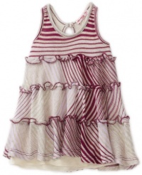 Little Ella Baby-girls Infant Sunkiss Tiered Dress, Raspberry, 6-12 Months Little Ella Baby-girls Infant Sunkiss Tiered Dress, Raspberry, 6-12 Months