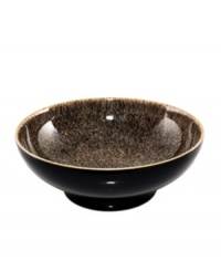 More than meets the eye, Denby's Praline serving bowl boasts standout durability in addition to style, carrying roast veggies or stew hot from the oven and onto your table. With a distinct silhouette in casual stoneware and unique speckled glaze. More than meets the eye, Denby's Praline serving bowl boasts standout durability in addition to style, carrying roast veggies or stew hot from the oven and onto your table. With a distinct silhouette in casual stoneware and unique speckled glaze.