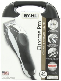 Wahl 79524-2501 Chrome Pro 24-Piece Haircut Kit Wahl 79524-2501 Chrome Pro 24-Piece Haircut Kit