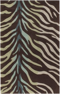 Surya COS-8865 Cosmopolitan Chocolate 2-Feet 6-Inch by 8-Feet Area Rug Surya COS-8865 Cosmopolitan Chocolate 2-Feet 6-Inch by 8-Feet Area Rug