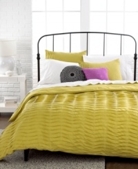 The focal point of any bedroom, this Pleated Tucks duvet cover set offers rows and rows of textural pleats for rich depth and dimension upon your bed. Layer the look even further with our array of decorative pillows. Comes in two color options. The focal point of any bedroom, this Pleated Tucks duvet cover set offers rows and rows of textural pleats for rich depth and dimension upon your bed. Layer the look even further with our array of decorative pillows. Comes in two color options.