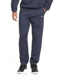 Kick back and relax knowing that you're saving the planet with these ultra-comfy eco-friendly fleece pants from Champion. Kick back and relax knowing that you're saving the planet with these ultra-comfy eco-friendly fleece pants from Champion.