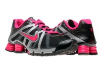 Nike Shox Roadster (GS) Girls Running Shoes Black/Voltage Cherry-Metallic Silver-Black 487840-060-5 Nike Shox Roadster (GS) Girls Running Shoes Black/Voltage Cherry-Metallic Silver-Black 487840-060-5