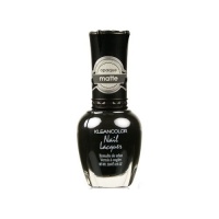 Kleancolor Matte Finish Nail Polish Matte Black Kleancolor Matte Finish Nail Polish Matte Black