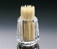 Faceted Acrylic Toothpick Holder Faceted Acrylic Toothpick Holder
