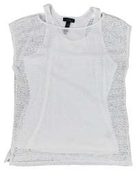 Lauren Jeans Co. Women's Crocheted Boatneck Top Lauren Jeans Co. Women's Crocheted Boatneck Top
