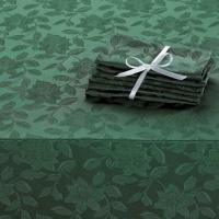 Sam Hedaya Table Linens, Dinner Party Noel Green 60 x 84 Tablecloth with 6 napkins green Sam Hedaya Table Linens, Dinner Party Noel Green 60 x 84 Tablecloth with 6 napkins green